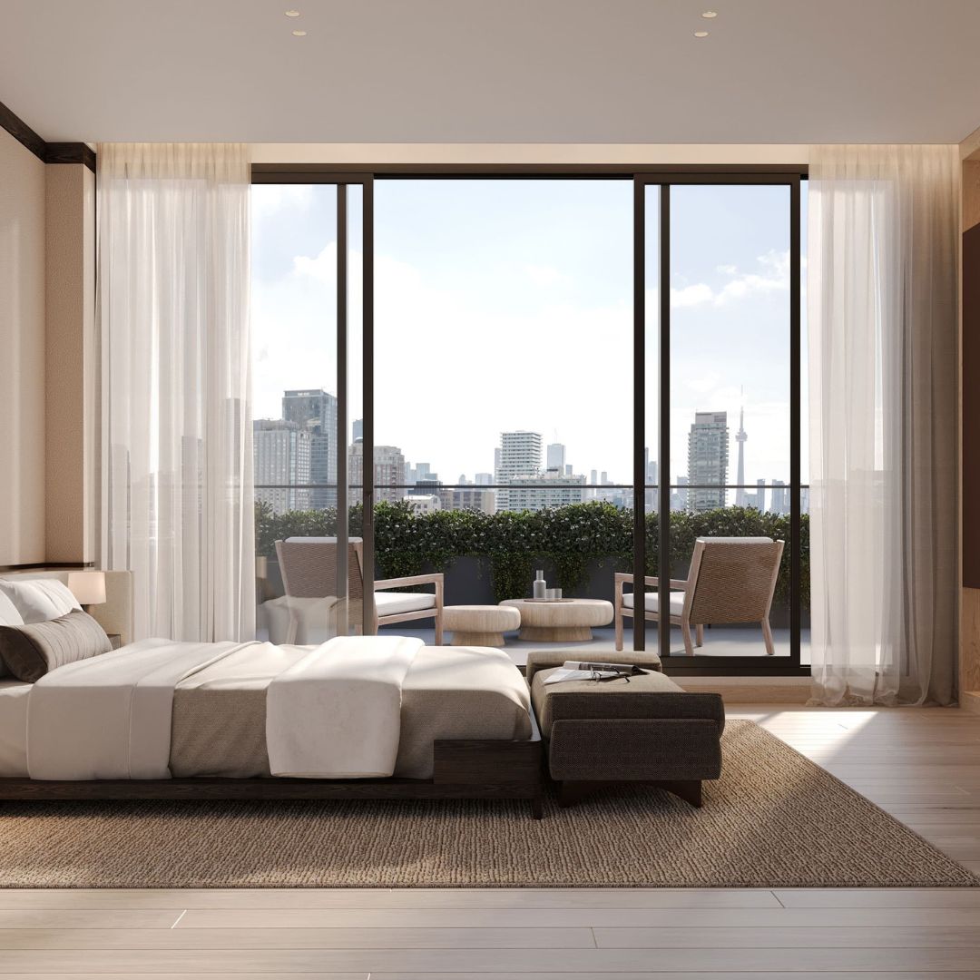 Bedroom at The Bedford at 287 Davenport Pre-construction condos yorkville