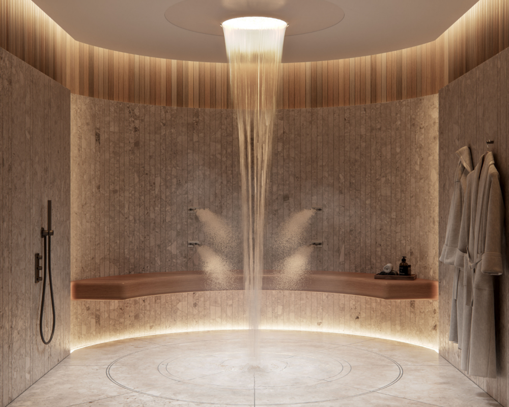 the frederic camrost felcorp leaside rainshower water therapy