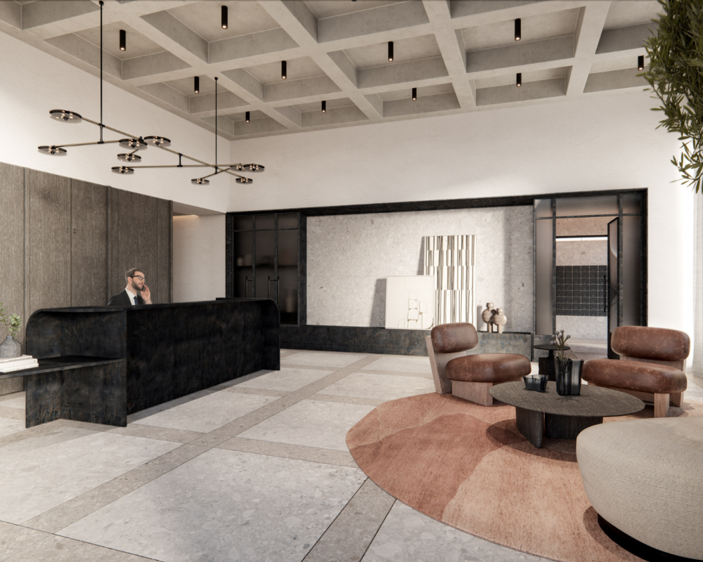 the frederic camrost felcorp leaside lobby