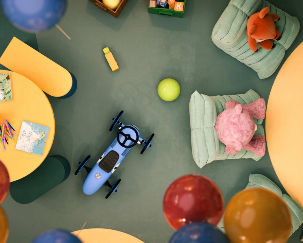 childrens play room at Capitol Residences at 2492 yonge